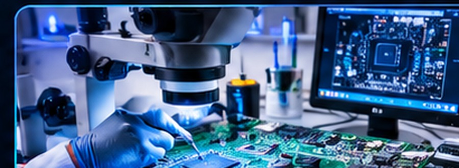 Motherboard repair illustration